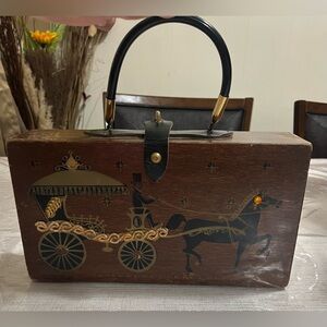 Collins of Texas original box bag horse & carriage 1962